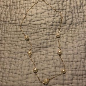 JCrew classic long beaded necklace